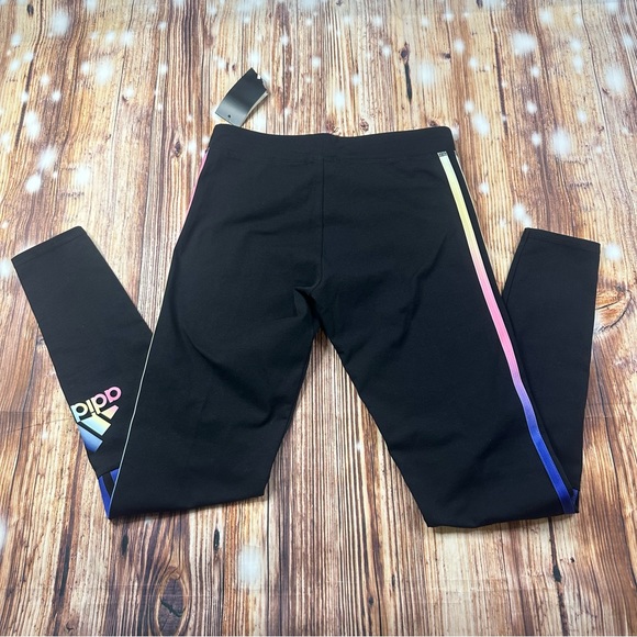 adidas Girls Active Sports Athletic
Legging Tight Black With Multicolor XL Youth - Picture 4 of 13